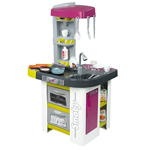 Smoby-311017 Cocina Studio Bubble y Barbacoa, Color Morado, (311017)