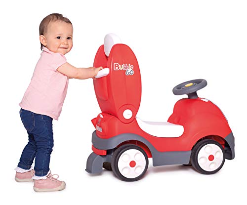 Smoby 720105 Bubble Go Original - Portador para niños a Partir de 6 Meses – Modulable y evolutivo – Ruedas silenciosas – Peluche Incluido