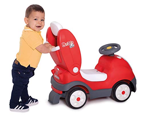 Smoby 720105 Bubble Go Original - Portador para niños a Partir de 6 Meses – Modulable y evolutivo – Ruedas silenciosas – Peluche Incluido