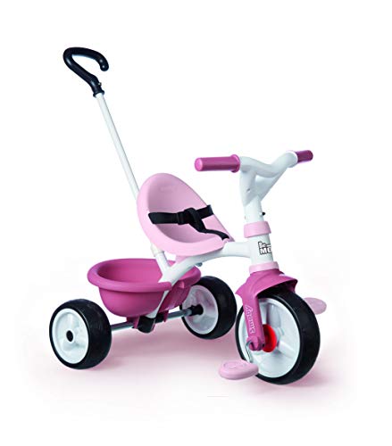 Smoby Triciclo Be Move de Metal, Evolutivo, Color Rosa, para Niños a Partir de 15 Meses-68 x 52 x 52 cm, (740332)