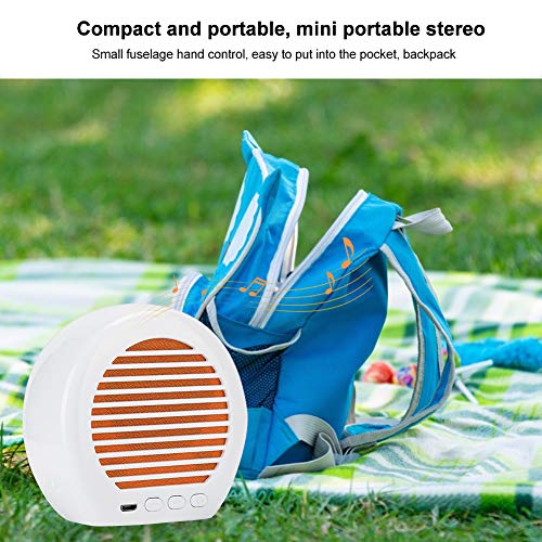 Snufeve6 Altavoz Bluetooth, Mini Altavoz portátil, Reproductor de música de Altavoz de Doble Canal Blanco para Ministerio del Interior(Blanco, Tipo de Torre Inclinada de Pisa)