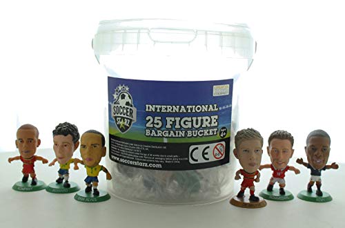 SoccerStarz – Figura de fútbol 402984 "internacional" Bargain cubo (25 piezas) , color/modelo surtido