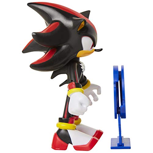 Sonic: Shadow, Figura de ación (tamaño 10 cm) con Miembros Flexibles y Accesorio