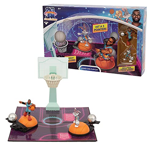 Space Jam New Legends Playset con 2 minifiguras para jugar un verdadero partido de la película Space Jam para niños a partir de 4 años, Giochi Preziosi PCE01000