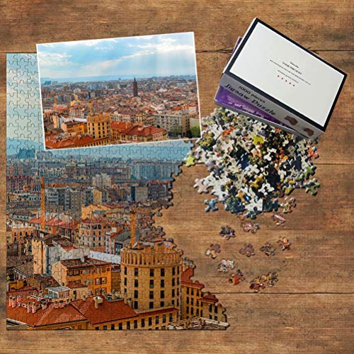 Spain Zaragoza Jigsaw Puzzle 1000 piezas juego ilustraciones viaje recuerdo madera