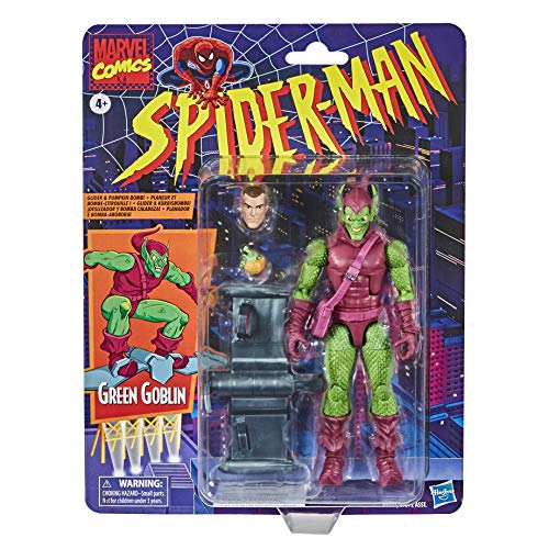 Spiderman - Legends Vintage Green GoBlack Seriesin (Hasno E93215X0)