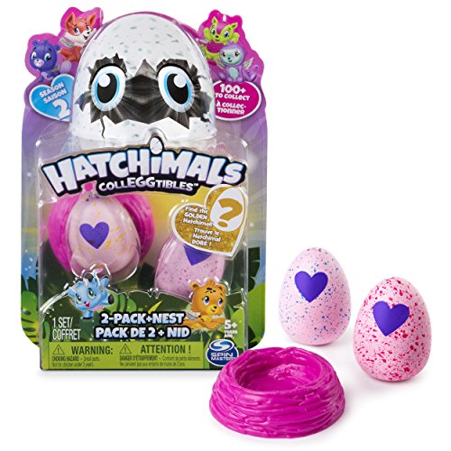 Spin Master- CollEGGtibles 2 Pack Nest-Season Hatchimals Série 2-Modèle Aléatoire, Multicolor (6041329) , color/modelo surtido