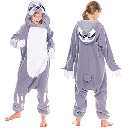 Spooktacular Creations Pijama Unisex Niño Peluche Onesie Una Pieza Perezoso Animal Disfraz (7-9)