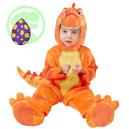 Spooktacular Creations Traje t-Rex (18-24 Meses) Naranja