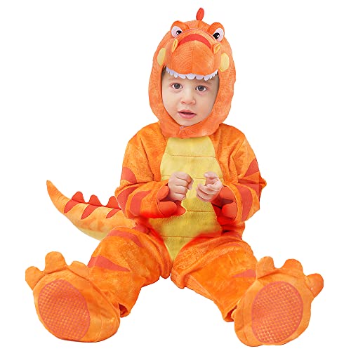 Spooktacular Creations Traje t-Rex (18-24 Meses) Naranja