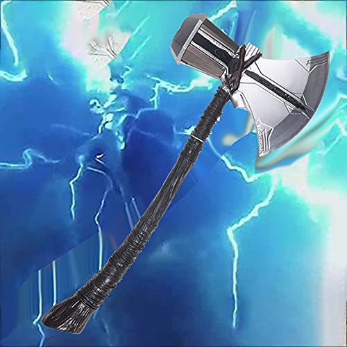 SPOTOR Avengers Hacha de Thor Juguete Espuma de Poliuretano 53cm Vengadores Hacha de Thor Juguetes Interactivos para Padres E Hijos Martillo de Thor Juguete