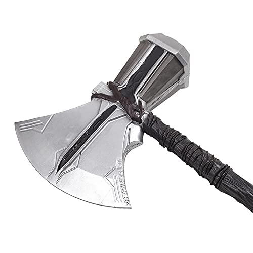 SPOTOR Avengers Hacha de Thor Juguete Espuma de Poliuretano 53cm Vengadores Hacha de Thor Juguetes Interactivos para Padres E Hijos Martillo de Thor Juguete