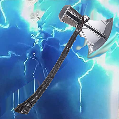 SPOTOR Storm Breaker Thor Hacha Avengers Legends Hacha De Thor Juguete Accesorios para Juegos rol De PelíCulas 53cm PU Espuma Hacha de Thor Super Heroe Juegos rol PelíCulas Martillo Thor