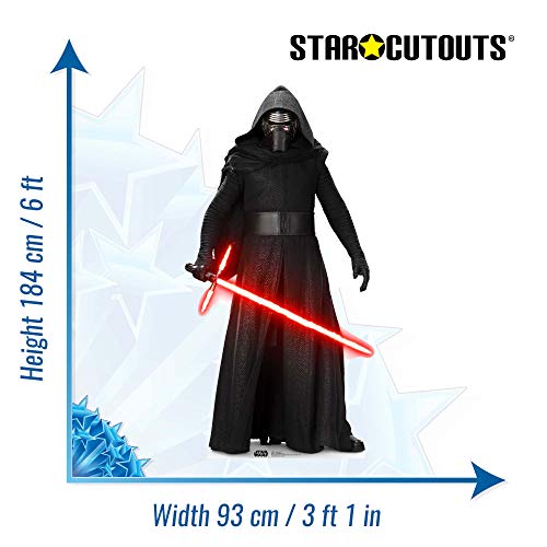 STAR CUTOUTS Kylo REN (SW: TFA) LifeSize cartón Cut out