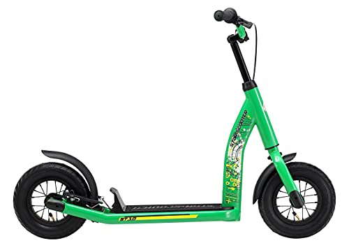 STAR SCOOTER Patinete Infantil 2 Ruedas a Partir de 5 años | Kick Scooter 10" neumáticos, Ajustable en Altura para niñas y niños | Menta