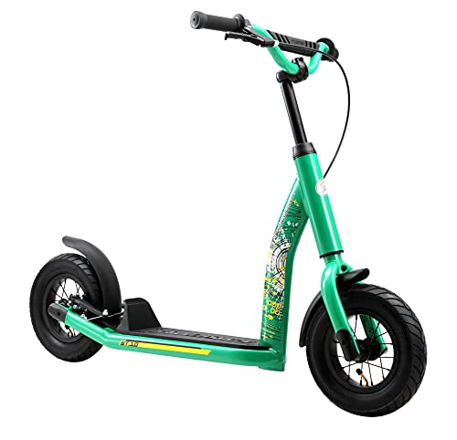 STAR SCOOTER Patinete Infantil 2 Ruedas a Partir de 5 años | Kick Scooter 10" neumáticos, Ajustable en Altura para niñas y niños | Menta