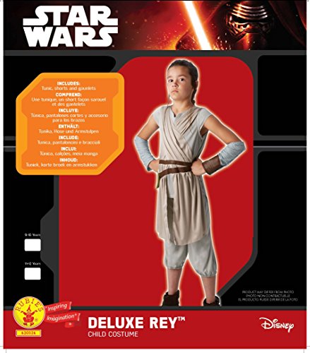 Star Wars - Disfraz deluxe de Rey para niños, talla 9-10 años (Rubies 620326-9-10)