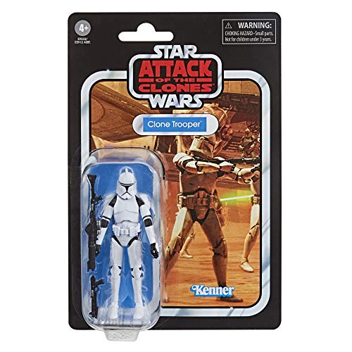 Star Wars- Figura Vintage Clone Trooper (Hasbro E9333ES0)