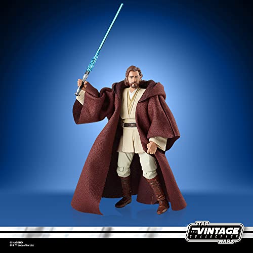 Star Wars La colección Vintage - Juguete OBI-WAN Kenobi VC31 a Escala de 9,5 cm - Star Wars: El Ataque de los Clones - Figura de acción - Edad: 4+