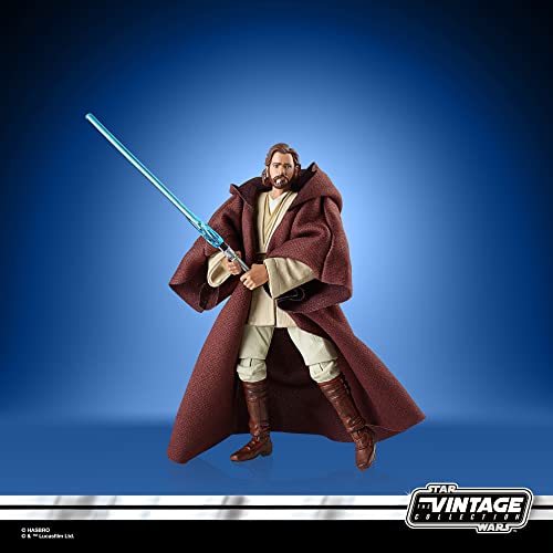 Star Wars La colección Vintage - Juguete OBI-WAN Kenobi VC31 a Escala de 9,5 cm - Star Wars: El Ataque de los Clones - Figura de acción - Edad: 4+