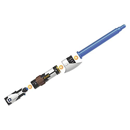 Star Wars Lightsaber Forge OBI-WAN Kenobi - Juguete Extensible de Sable de luz Azul, Juguete Personalizable para niños de 4 años en adelante