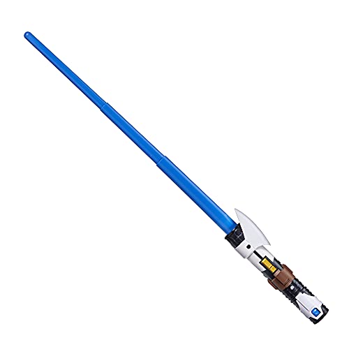 Star Wars Lightsaber Forge OBI-WAN Kenobi - Juguete Extensible de Sable de luz Azul, Juguete Personalizable para niños de 4 años en adelante