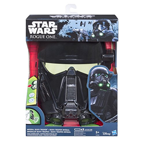 Star Wars Rogue One Mascara Electronica Death Trooper, Multicolor, única (Hasbro C0364EU4)