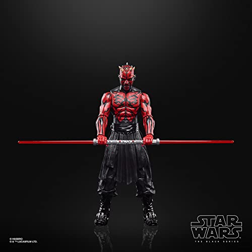 Star Wars The Black Series - Darth Maul (Sith Apprentice) - Figura a Escala de 15 cm - Figura del 50.º Aniversario de Lucasfilm - Edad: 4+