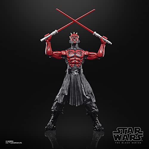 Star Wars The Black Series - Darth Maul (Sith Apprentice) - Figura a Escala de 15 cm - Figura del 50.º Aniversario de Lucasfilm - Edad: 4+