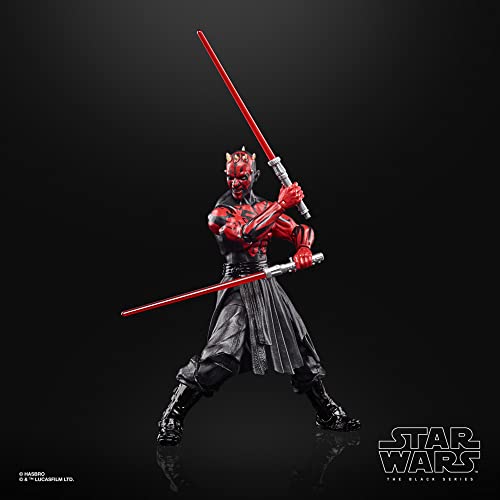 Star Wars The Black Series - Darth Maul (Sith Apprentice) - Figura a Escala de 15 cm - Figura del 50.º Aniversario de Lucasfilm - Edad: 4+