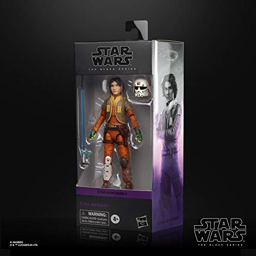 Star Wars The Black Series Ezra Bridger Toy Figura de acción Coleccionable de Star Wars Rebels, Juguetes para niños de 4 años en adelante