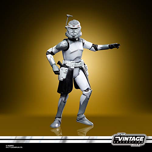 Star Wars The Vintage Collection Clone Commander Wolffe Toy - Figura de acción de Star Wars, The Clone Wars, niños de 4 años en adelante