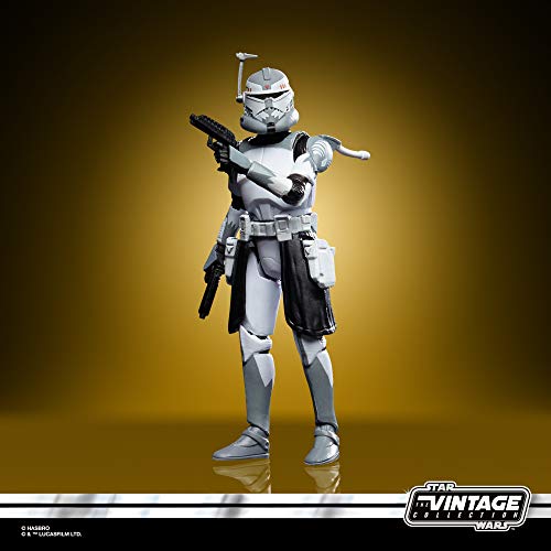 Star Wars The Vintage Collection Clone Commander Wolffe Toy - Figura de acción de Star Wars, The Clone Wars, niños de 4 años en adelante