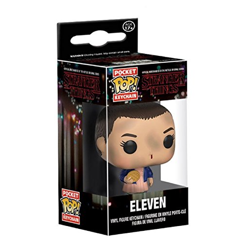 Stranger Things Llavero de Vinilo Eleven with Eggo, Multicolor (Funko 14227)