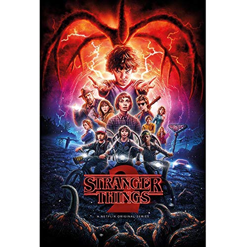 Stranger Things- Segunda Temporada/Colaje, Multicolor, Standard (Pyramid PP34422)