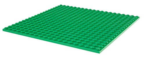 Strictly Briks - Pack de 12 Bases para Construir - Compatibles con Todas Las Grandes Marcas - 15,24 x 15,24 cm - Verde, Azul, Gris y Arena