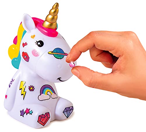 Style 4 Ever- OFG 106U Unicorn Unicornio DIY, Color Rosa, Blanco. (Canal Toys