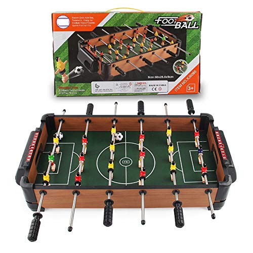 SuDeLLong Futbolín Futbolín Fútbol Tableros Tamaño Mini portátil de Mano de fútbol de Mesa de futbolín de Mesa Juegos de Deportes for Adultos y niños (Color, Size : 40x51x9cm)