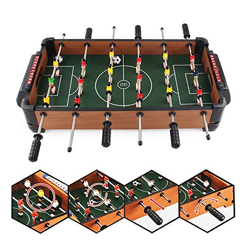 SuDeLLong Futbolín Futbolín Fútbol Tableros Tamaño Mini portátil de Mano de fútbol de Mesa de futbolín de Mesa Juegos de Deportes for Adultos y niños (Color, Size : 40x51x9cm)