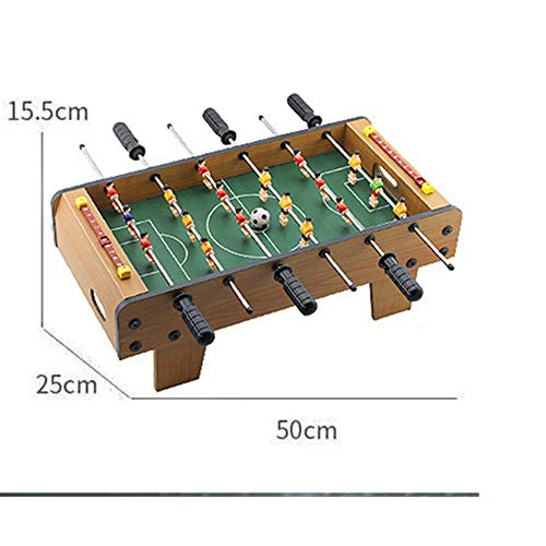 SuDeLLong Futbolín Mesa de futbolín Juegos de competición de Deportes Juegos for Adultos y niños Mini Compacto de Mesa Juego de fútbol (Color, Size : 50x25x15.5cm)