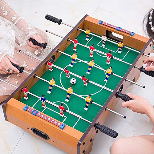 SuDeLLong Futbolín Mesa de futbolín Juegos de competición de Deportes Juegos for Adultos y niños Mini Compacto de Mesa Juego de fútbol (Color, Size : 50x25x15.5cm)