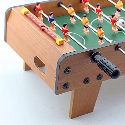 SuDeLLong Futbolín Mesa de futbolín Juegos de competición de Deportes Juegos for Adultos y niños Mini Compacto de Mesa Juego de fútbol (Color, Size : 50x25x15.5cm)