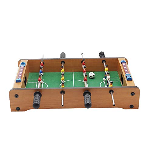 SuDeLLong Futbolín Mini futbolín de Mesa de Juegos portátil de Mano de recreo de fútbol Mesa de futbolín Juegos de competición de fútbol de Mesa Juego de fútbol for Adultos y niños