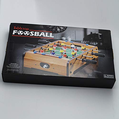 SuDeLLong Futbolín Mini futbolín de Mesa de Juegos portátil de Mano de recreo de fútbol Mesa de futbolín Juegos de competición de fútbol de Mesa Juego de fútbol for Adultos y niños