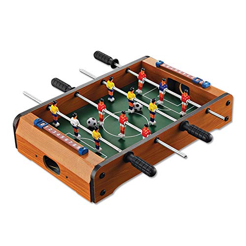 SuDeLLong Futbolín Mini futbolín de Mesa de Juegos portátil de Mano de recreo de fútbol Mesa de futbolín Juegos de competición de fútbol de Mesa Juego de fútbol for Adultos y niños