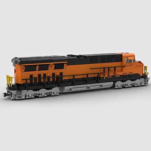 Sunery Locomotora técnica de construcción de la Union Pacific ES44AC BNSF, modelo de tren teledirigido de 2,4 GHz, 1797 piezas, juguete de construcción compatible con Lego Technic