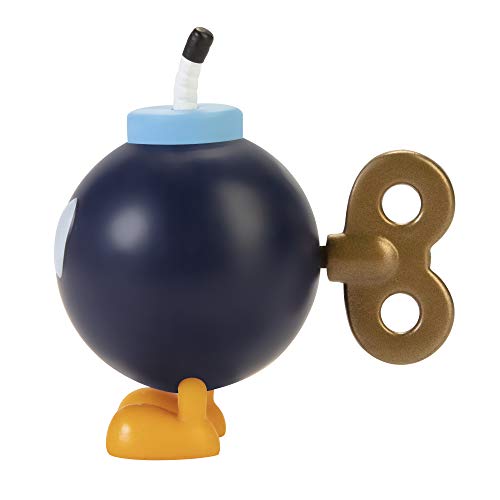 Super Mario Bob-Omb Figura de acción de Juguete Coleccionable de 2.5 Pulgadas