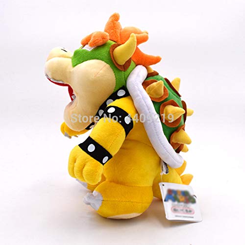 Super Mario Bros Bowser Stand Koopa Peluche Gran Regalo Para Bebé 25cm