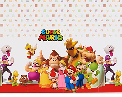 Super Mario Bros Party Mantel, talla estadounidense (Amscan 571554)