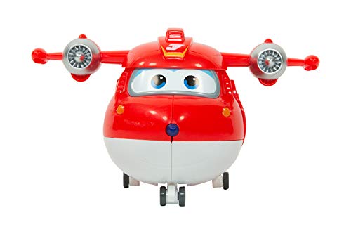 Super Wings EU740283 Jett Supercharged 5 Pulgadas Transformador Personaje